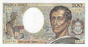 200 Francs 1982